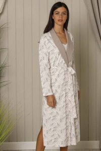 Deluxe Cotton ''I NEED YOU ''  Dalmations Shawl Robe